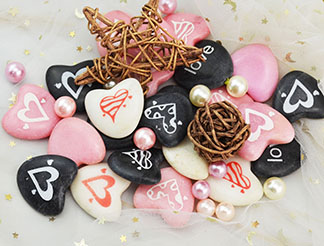 Marble Heart With Engraving
