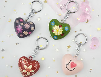SOUND HEART WITH KEYCHAIN