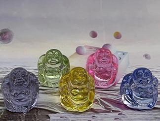 GLASS BUDDHA