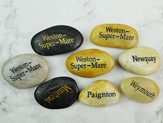 PEBBLE WITH ENGRAVING