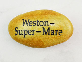 PEBBLE WITH ENGRAVING