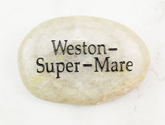 PEBBLE WITH ENGRAVING