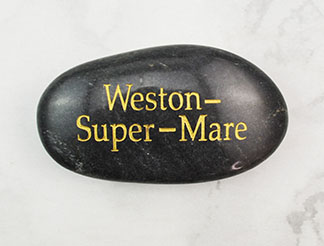 PEBBLE WITH ENGRAVING