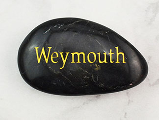 PEBBLE WITH ENGRAVING