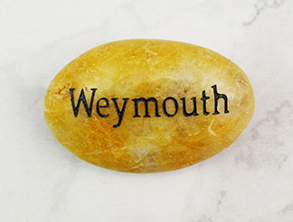PEBBLE WITH ENGRAVING