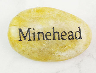 PEBBLE WITH ENGRAVING