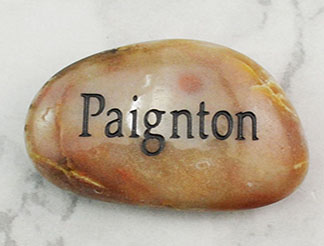 PEBBLE WITH ENGRAVING
