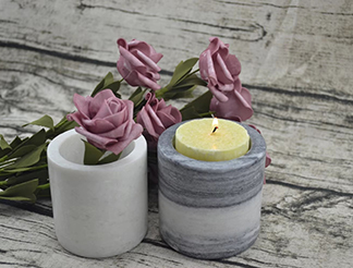 Stone Candle Holder